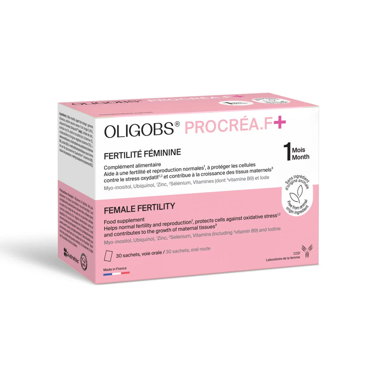 OLIGOBS PROCREA F Fertilité Féminine - 30 Sachets CCD Laboratoire de la Femme®