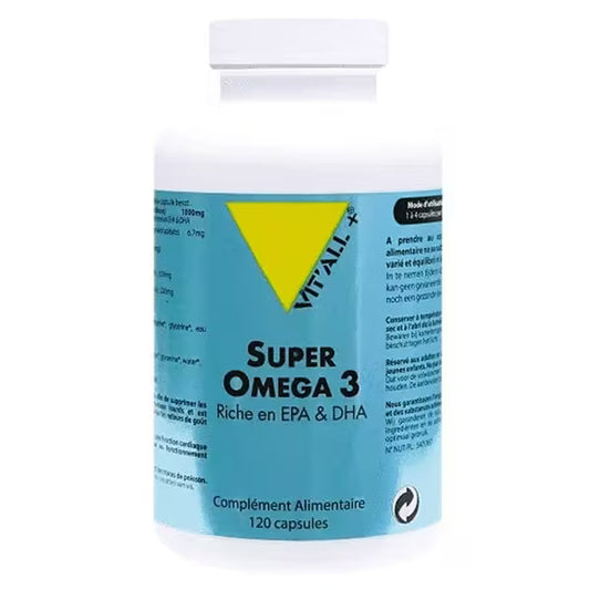 Vit'All+ Super Omega 3 EPA & DHA 60, 120 Capsules