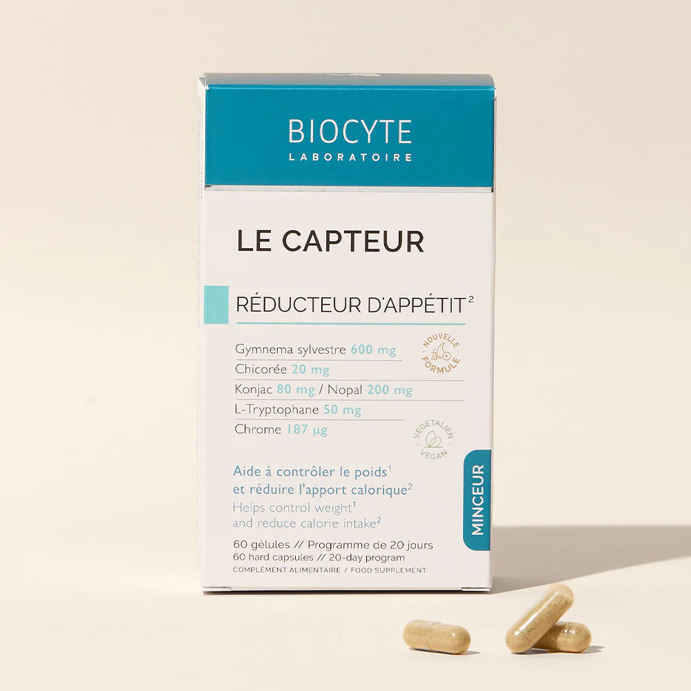 BIOCYTE LE CAPTEUR Réducteur d'Appétit - 60 Gélules