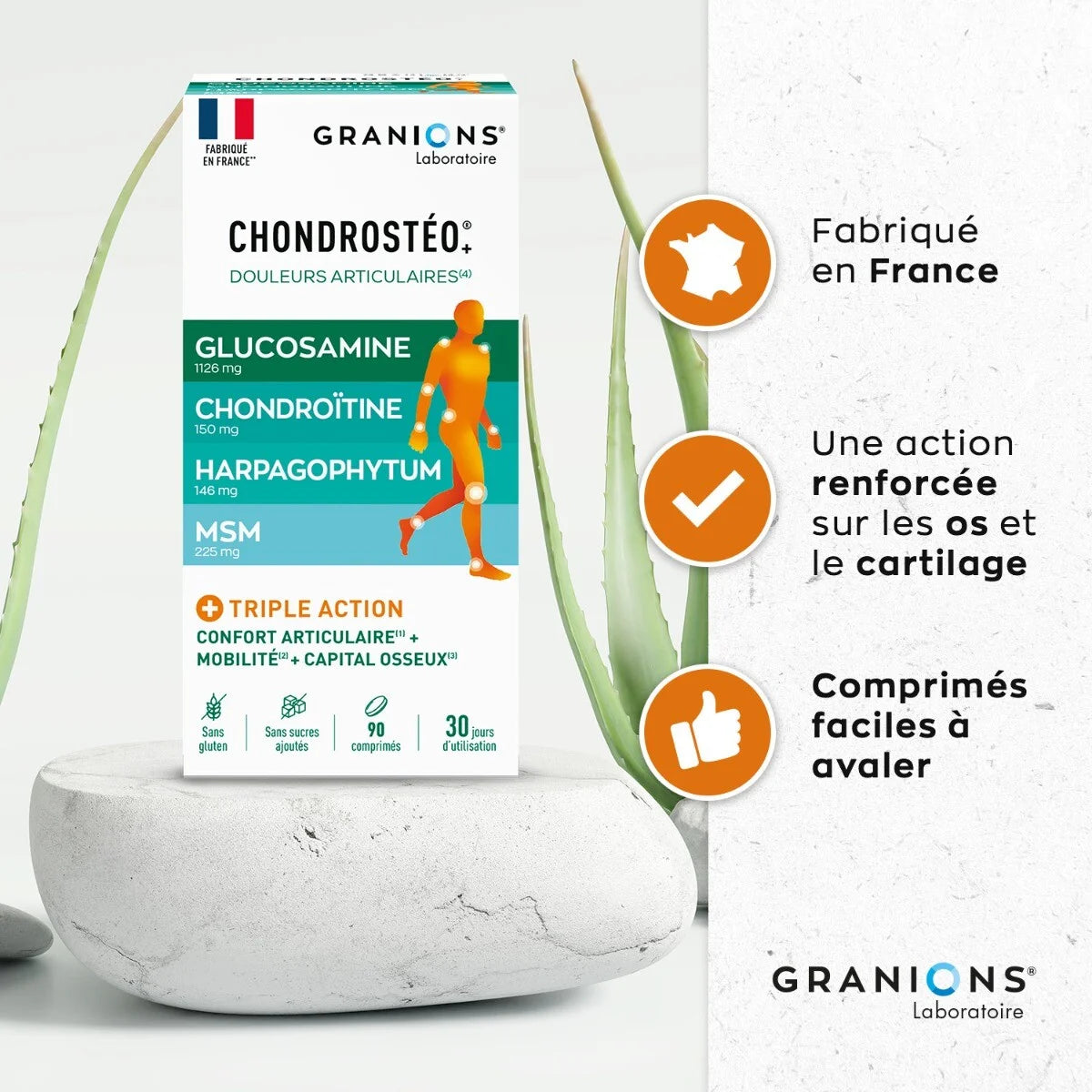 CHONDROSTÉO+ - Articulations, 180 Comprimés