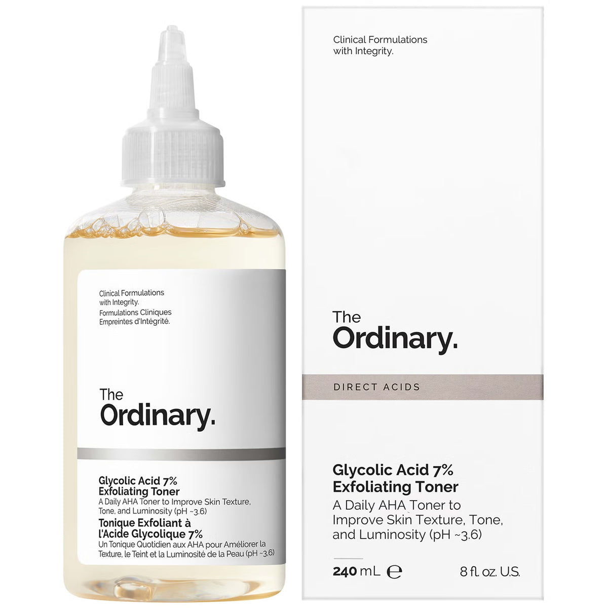 The ordinary Glycolic Acid 7% Exfoliating Toner 240 ml
