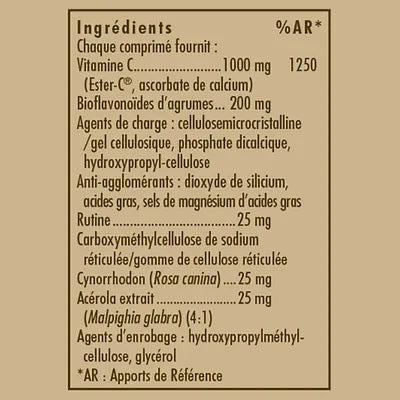 SOLGAR ESTER-C PLUS VITAMINE C 1000 mg - 90 Comprimés