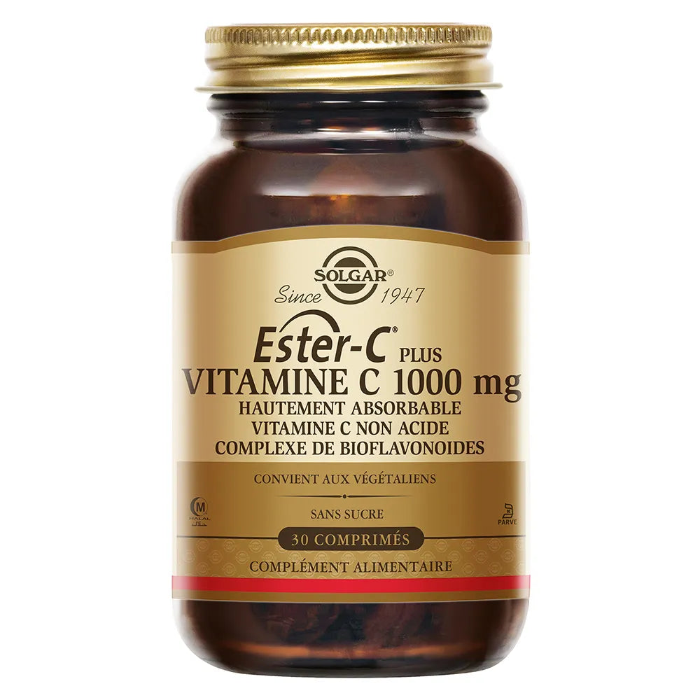 SOLGAR ESTER-C PLUS VITAMINE C 1000mg - 30 Comprimés