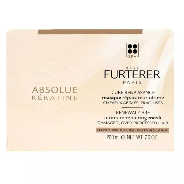 FURTERER Absolue Keratine  Masque réparateur ultime - Cheveux normaux à fins-200 ML
