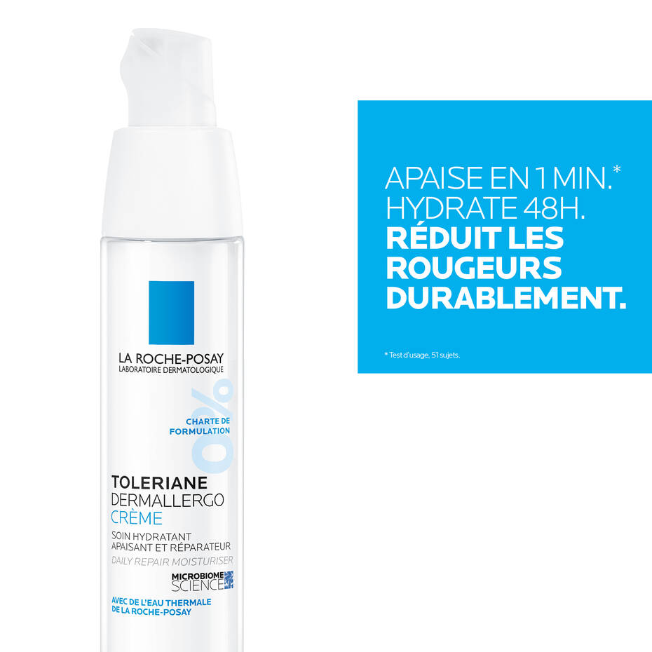 Toleriane Dermallergo Crème Hydratante Peau Sensible et Allergique - 40ml LA ROCHE POSAY