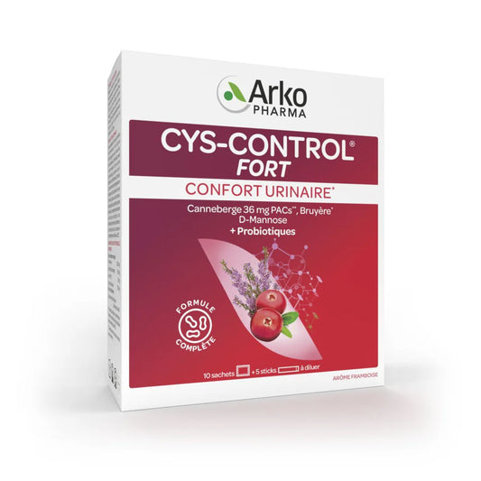 ARKOPHARMA Cys-Control® Fort Probiotiques  10 Sachets + 5 Sticks