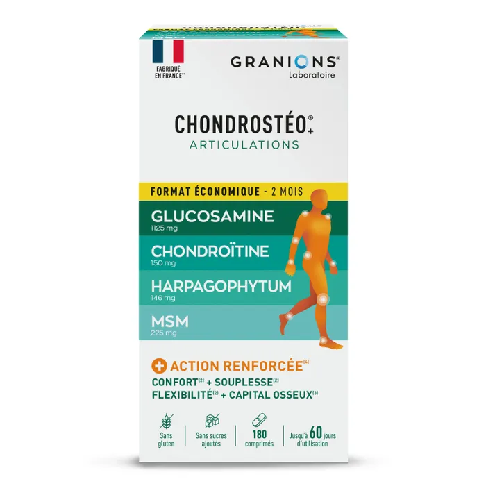 CHONDROSTÉO+ - Articulations, 180 Comprimés