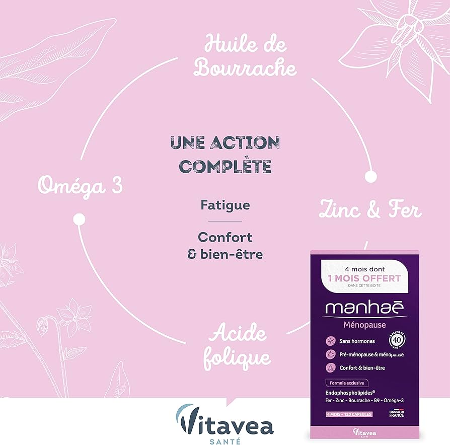 MANHAE Ménopause - 120 Capsules