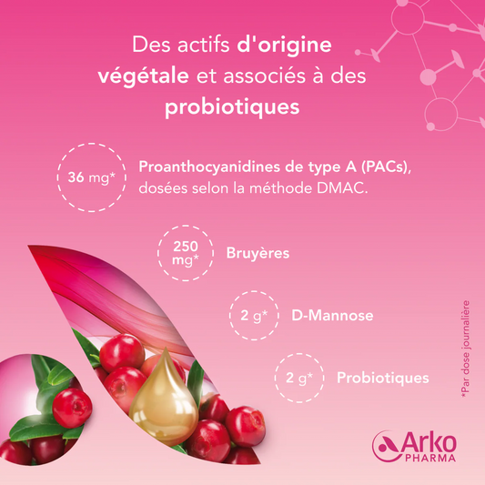 ARKOPHARMA Cys-Control® Fort Probiotiques  10 Sachets + 5 Sticks