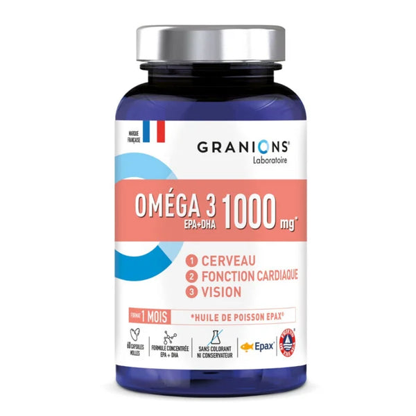 GRANIONS OMEGA 3 1000mg - 60 Capsules