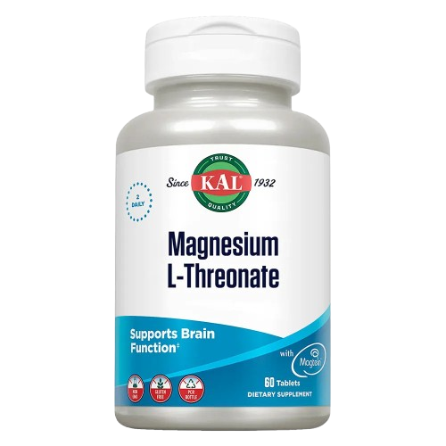 KAL Magnésium L-Thréonate - 60 Comprimés