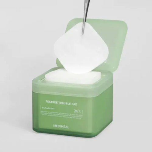 MEDIHEAL TEATREE TROUBLE PAD Disques Jour et Nuit - 170ml