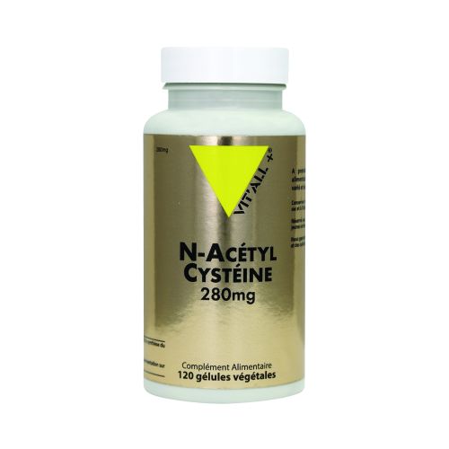 VITALL+ N ACETYL CYSTEINE 280mg - 120 Gélules Végétales